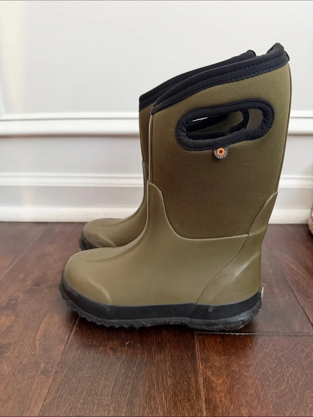 BOGS Classic Matte Rain Boots green 13